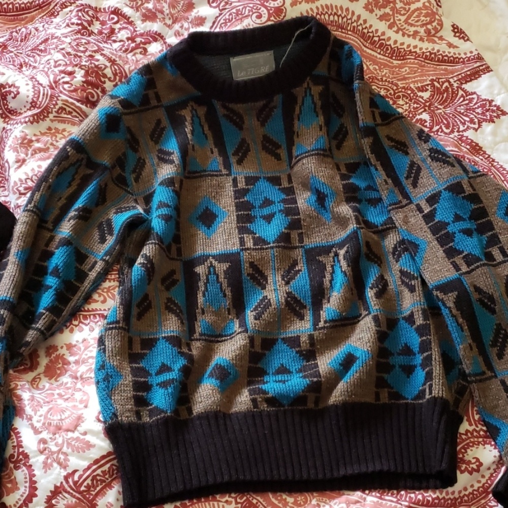 Vintage Patterned Sweater
